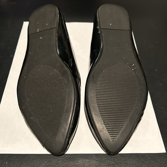 Black Pointed Toe Flats Sz 7 - Picture 3 of 3